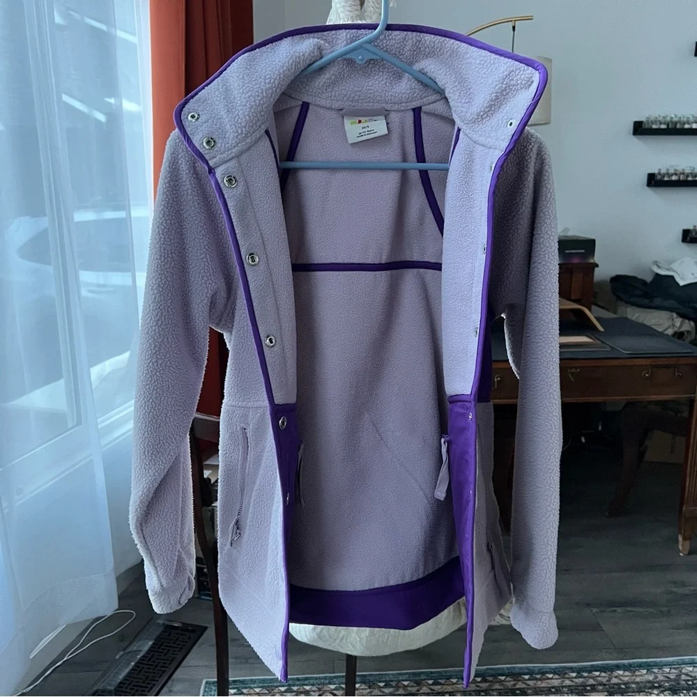 like new xs/s alder apparel go far fleece purple - Picture 5 of 8